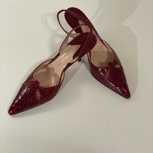 Pre-loved authentic alligator skin Gianni Milanesi heels. EU Size 39.5